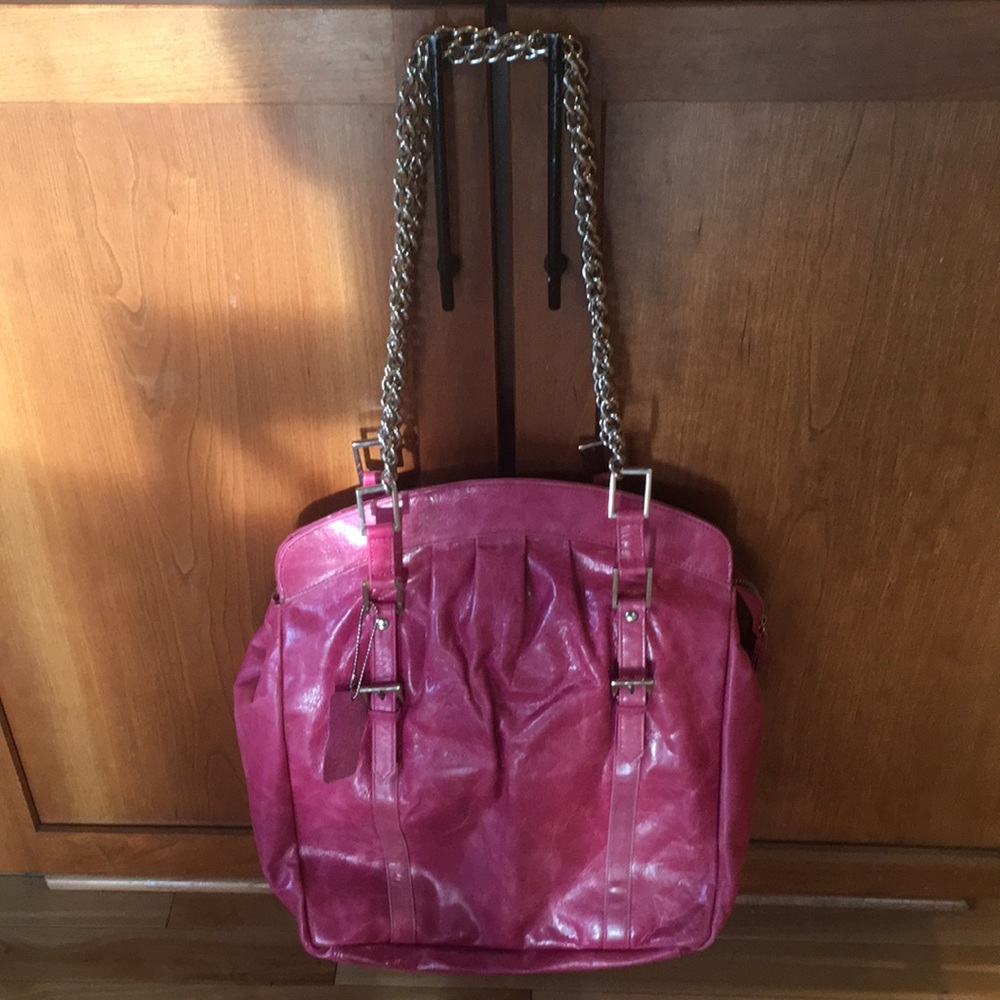 Pink Leather Purse