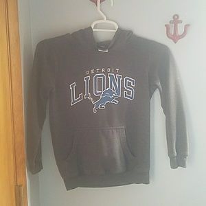 Gray Detroit Lions hoodie