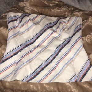 White House/Black Market strapless top