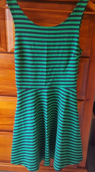 💄《AE》striped dress - Picture 3 of 5