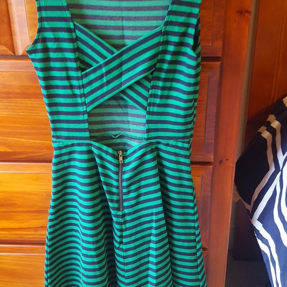 💄《AE》striped dress - Picture 2 of 5