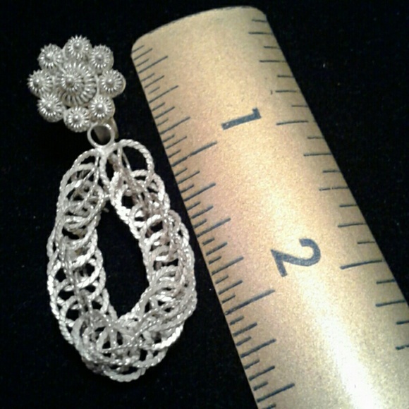 Alpaoa Silver Earrings Antique - Picture 4 of 4