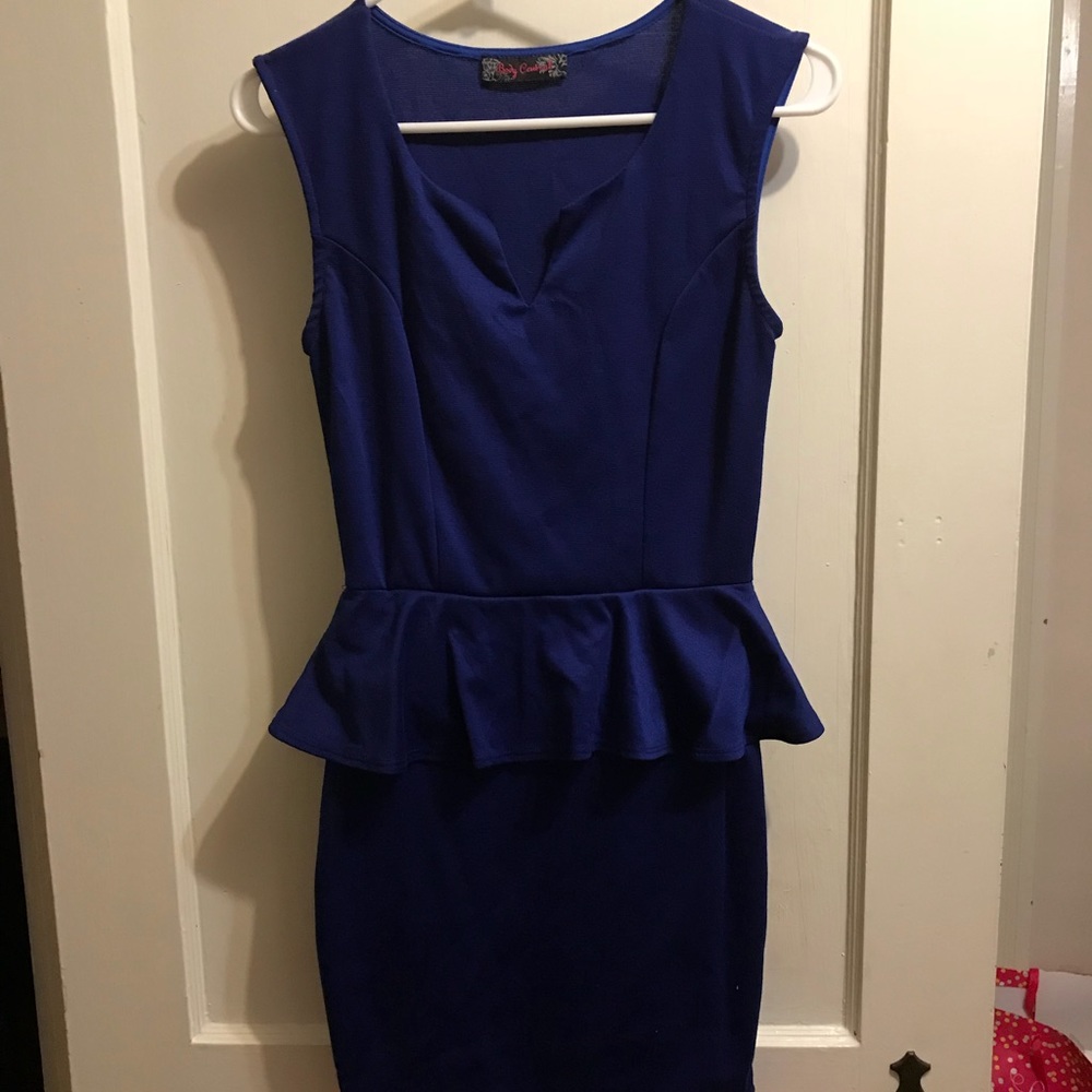 Royal blue dress