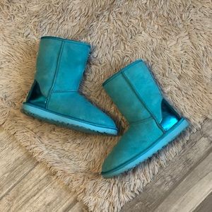 Aqua blue Uggs