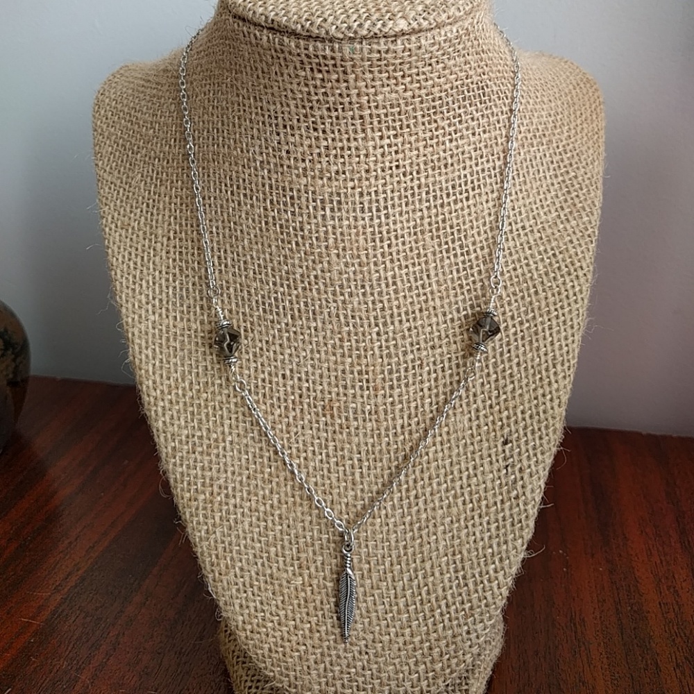 Feather necklace