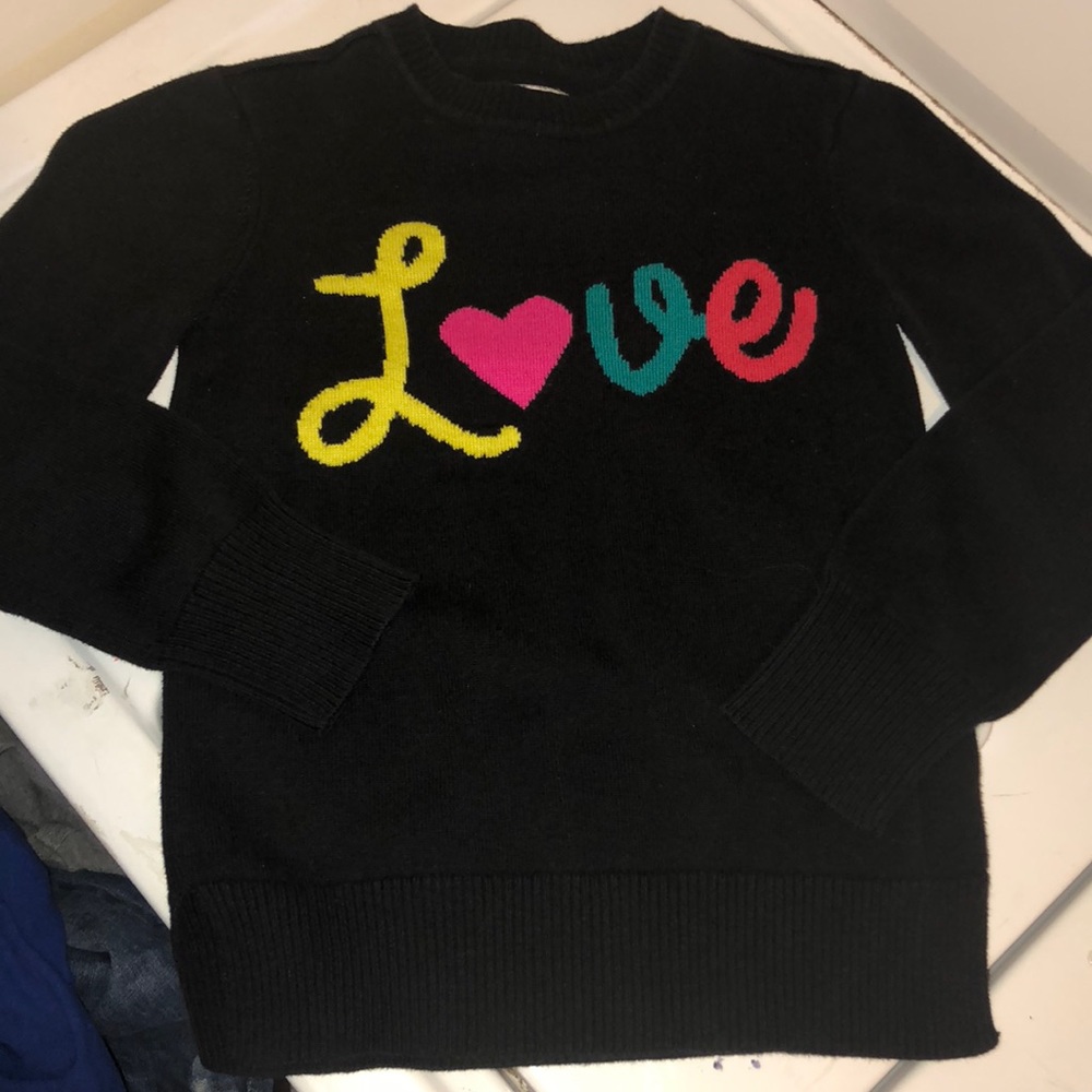 TCP LOVE SWEATER GIRLS SIZE MED 7/8