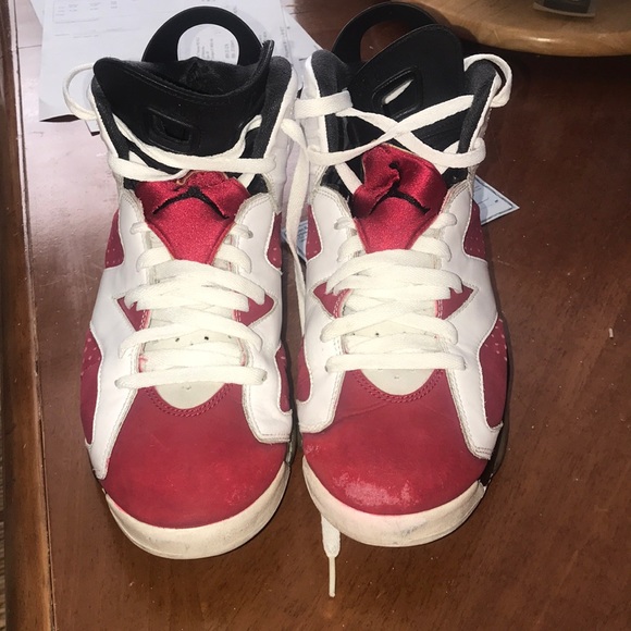 Jordan retro carmine 6  size 9.5 MAKE OFFER - Picture 2 of 3
