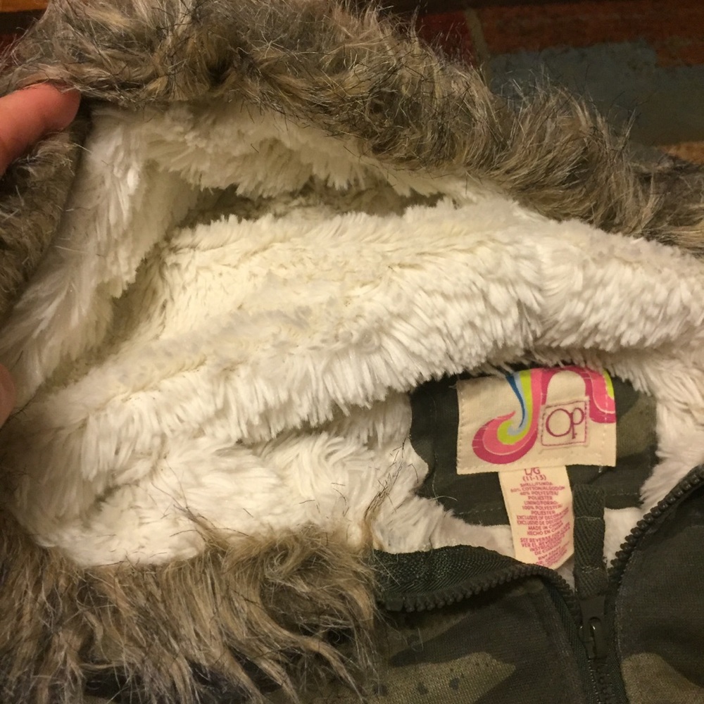 NWOT OP Zip Up jacket - Picture 2 of 3