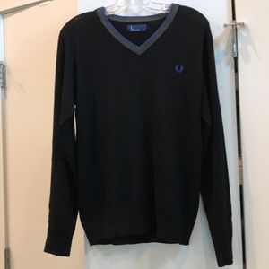 Fred Perry V Neck Sweater