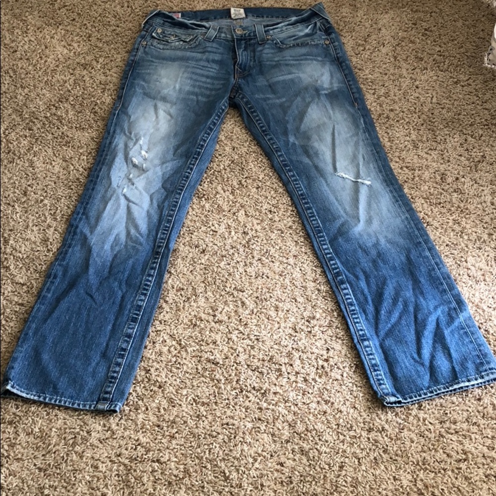 Destroyed True Religion Jeans