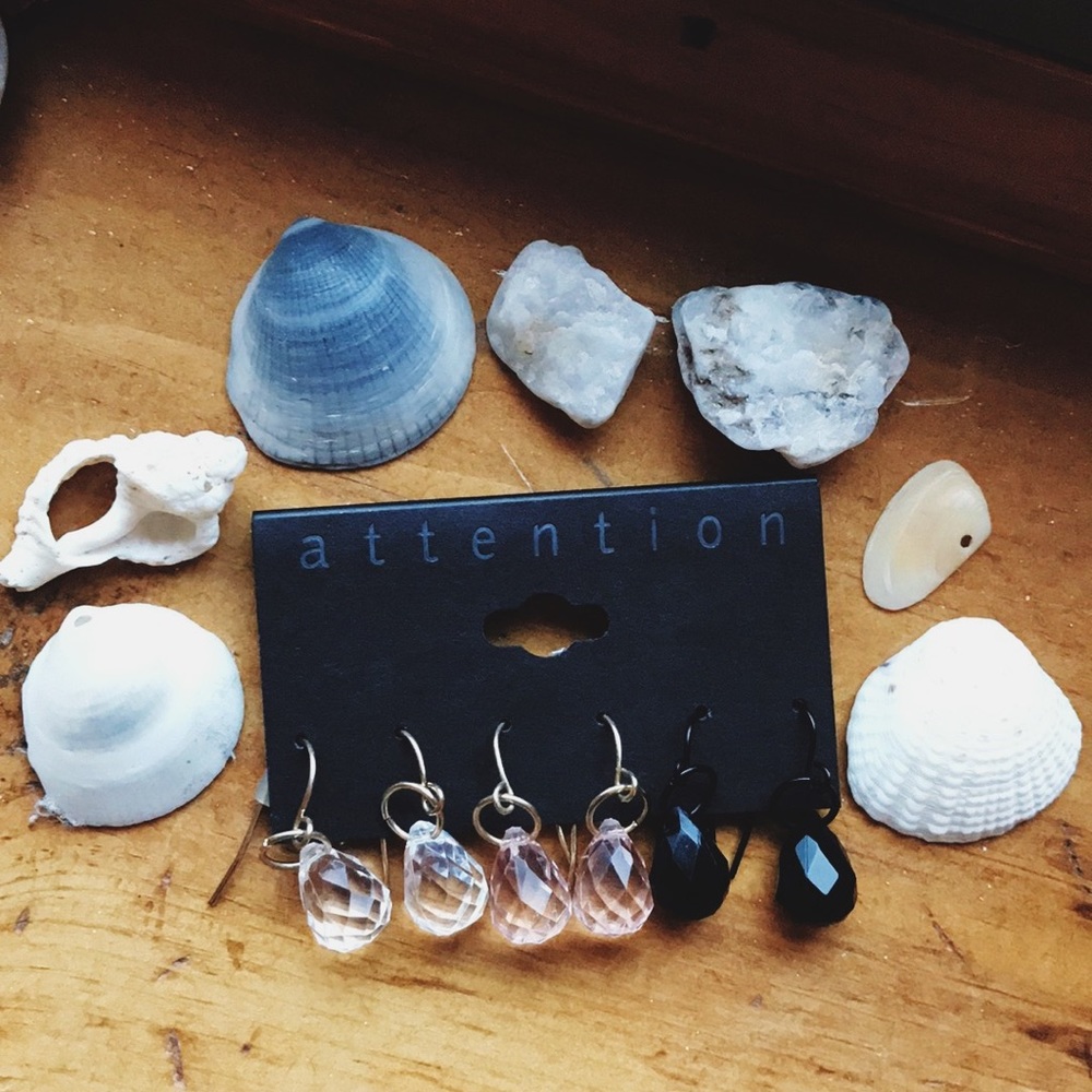 Set of 3 Dangly Earrings