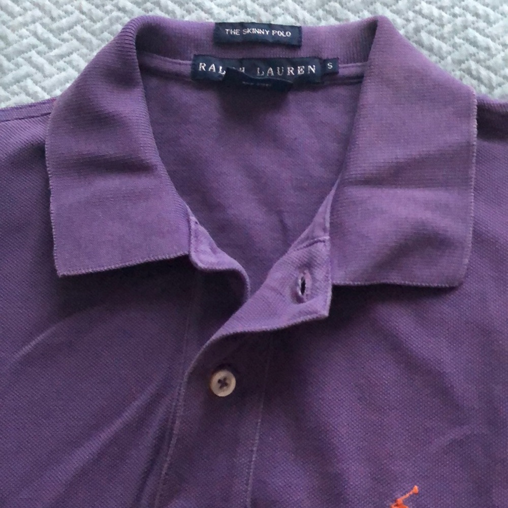 Ralph Lauren | Smoky Purple Skinny Fit Polo - Picture 2 of 3