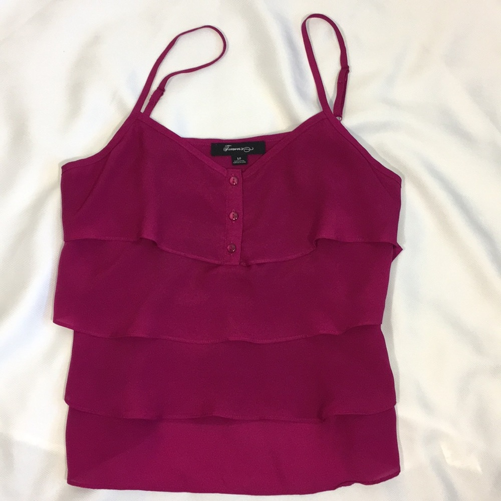 Forever 21 Ruffled Cami - Picture 4 of 8