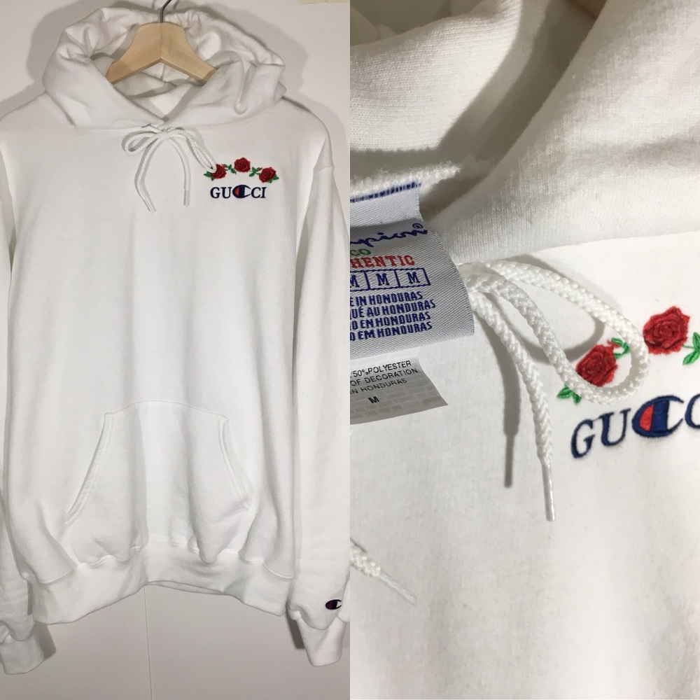 Ava Nirui Champion x Gucci Hoodie Medium RARE!