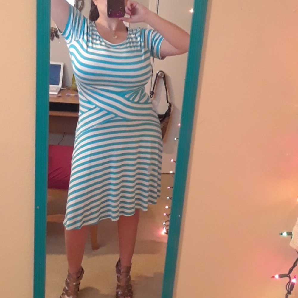 Trulli dress modern stripes