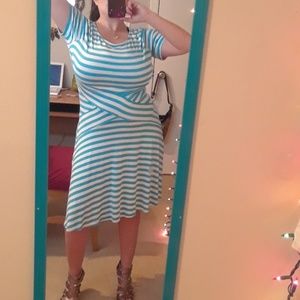 Trulli dress modern stripes