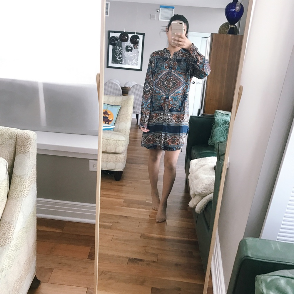 Patterned missguided dress