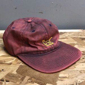 Bleached Krooked cat strapback hat