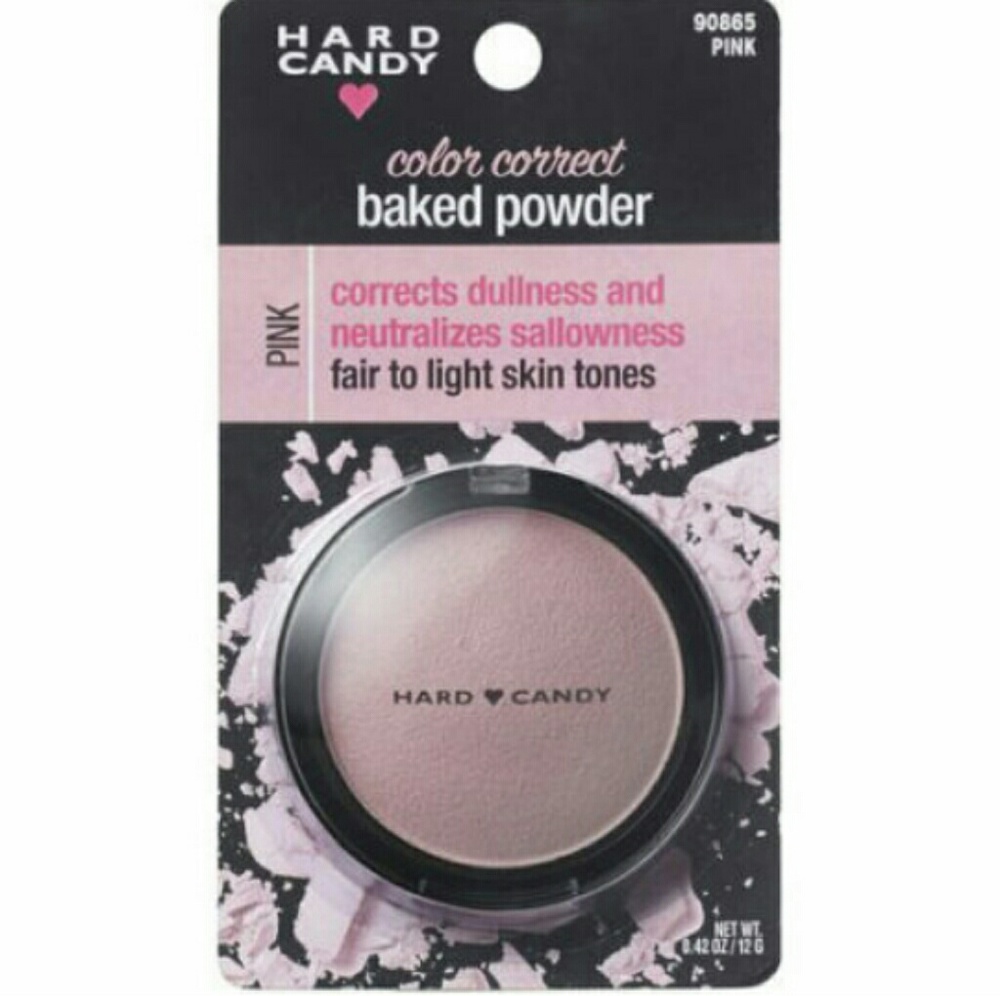 NWT Hard Candy Color Correct Baked Powder in Pink
