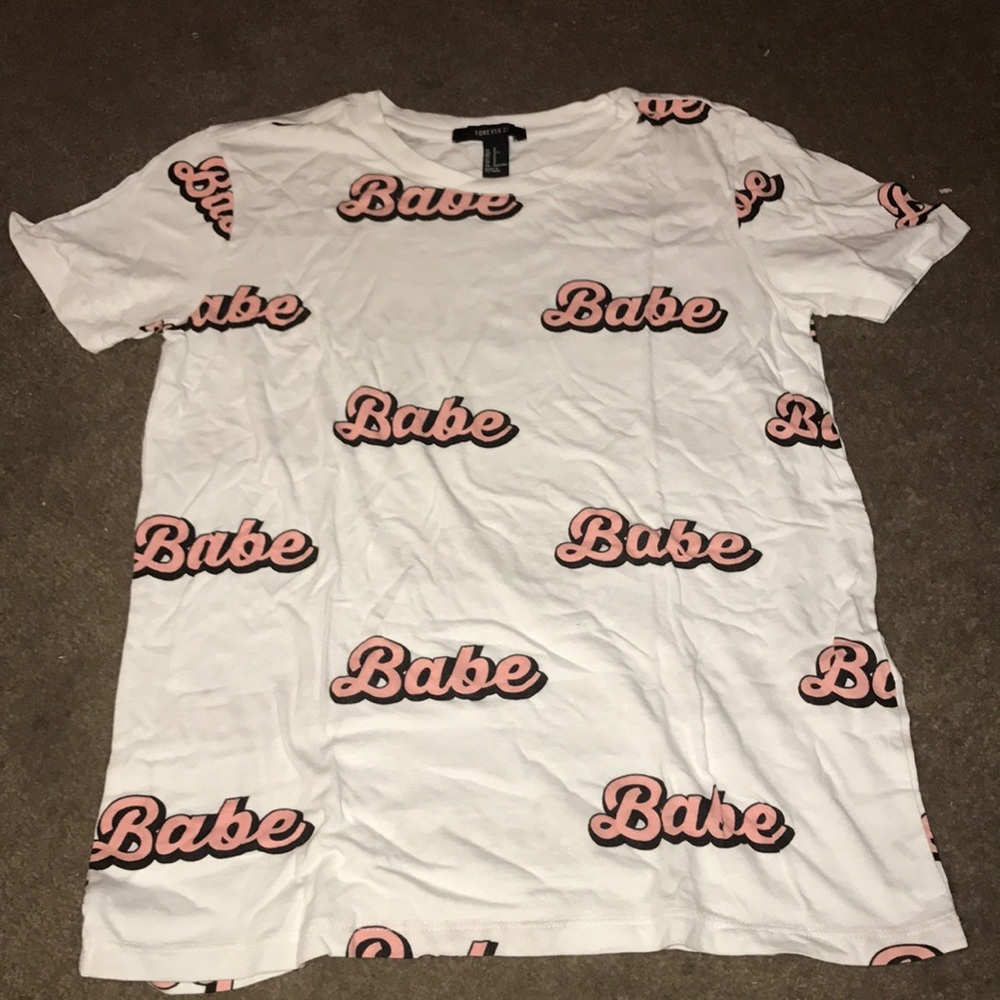 Forever 21 babe t shirt