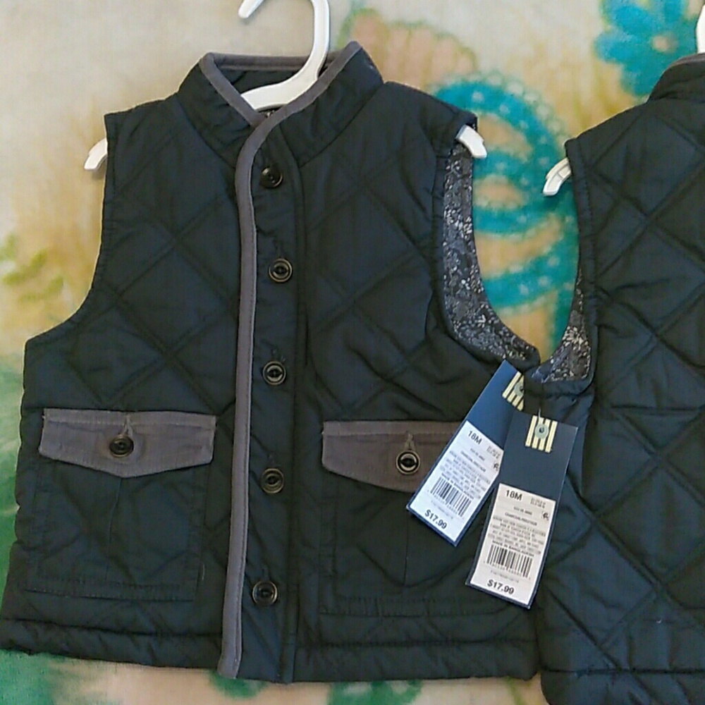 NWT Grey baby vest. Genuine Kids from OshKosh