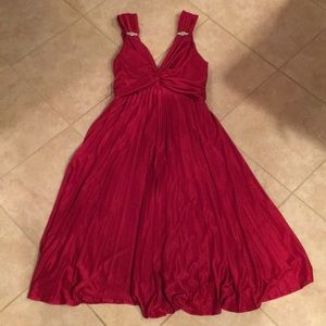Deep Red Dress