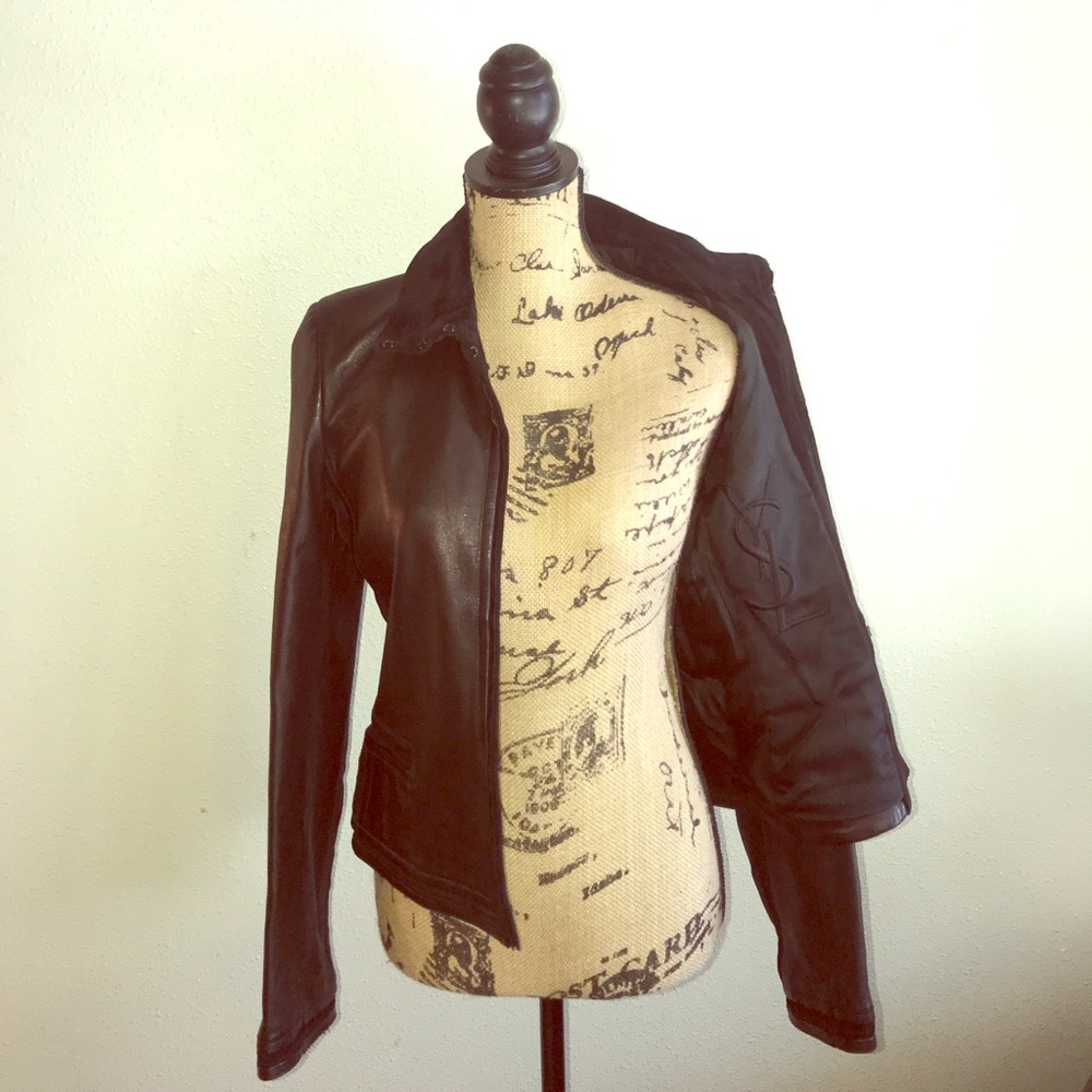 YSL Leather Jacket
