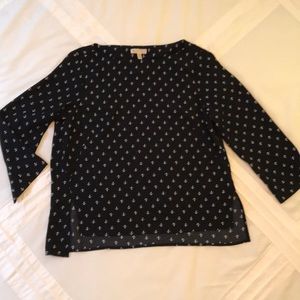5 for $20 ✨ WORN ONCE 3/4 Sleeve Anchor Blouse