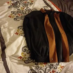 Remy black leather jacket