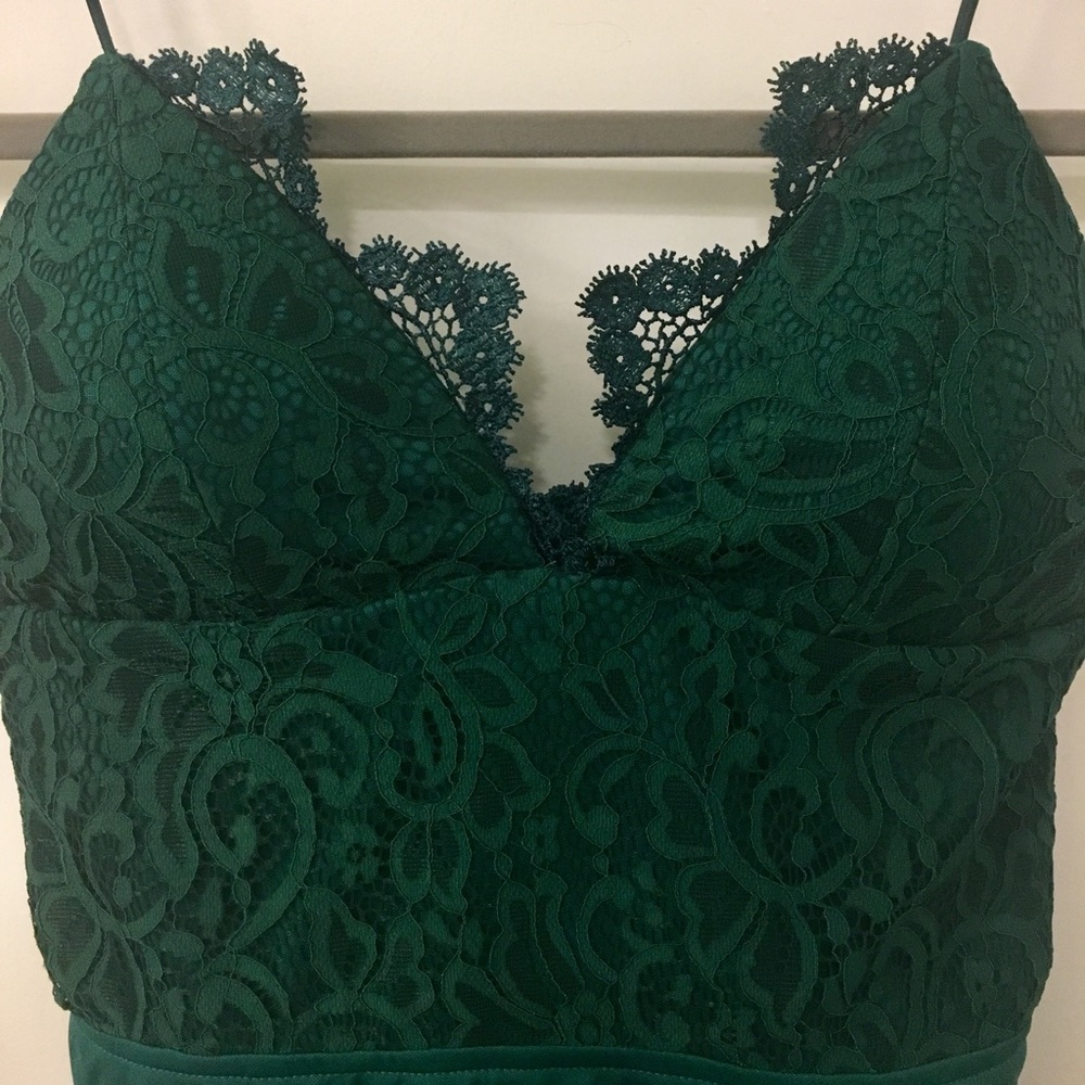 NWT Nasty Gal Forest Green Body Suit