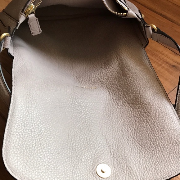 *SOLD* Annabel Ingall Allisyn Saddle Bag in Koala - Picture 7 of 8