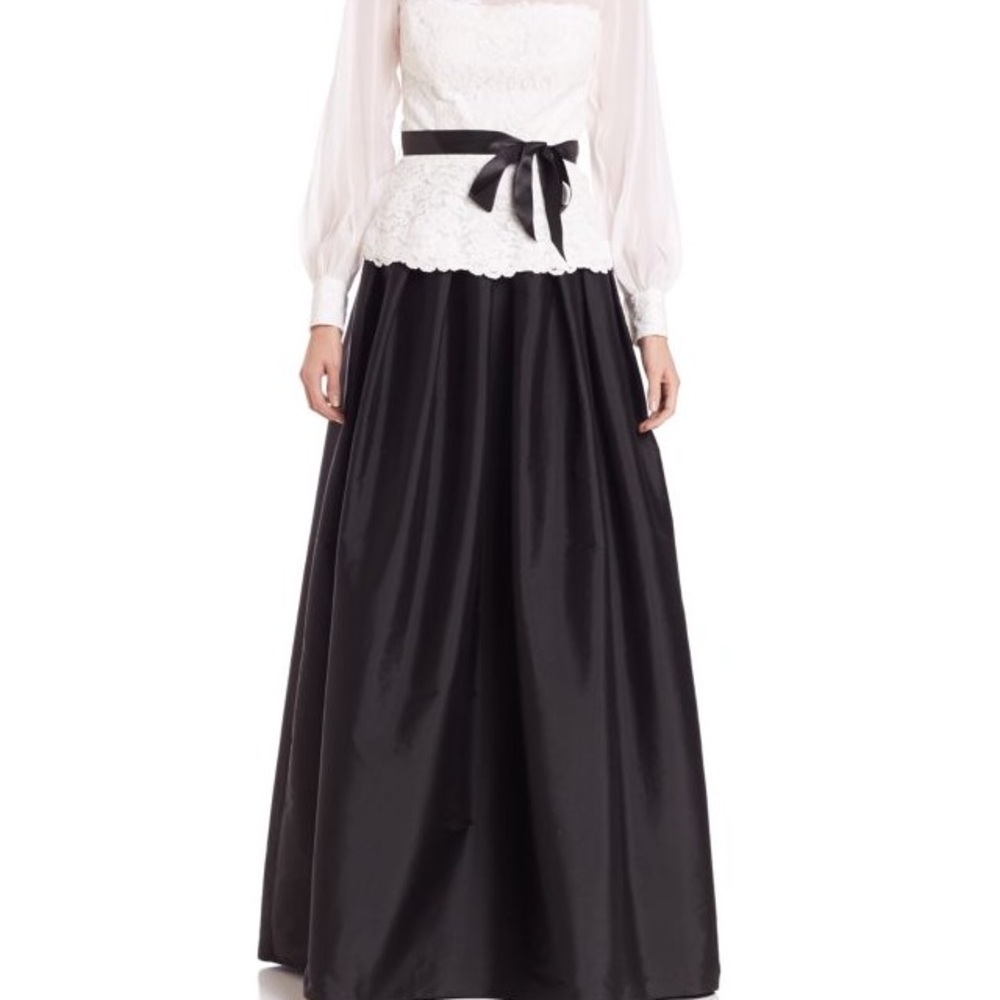 Teri Jon Silk Skirt, Size 12