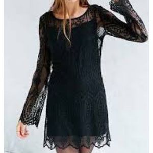 Long sleeve lace dress