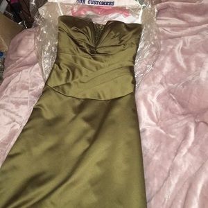 Olive green Dress