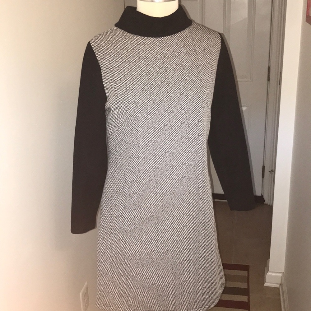 Vintage Black and white collar dress size S😘😘 - Picture 7 of 8