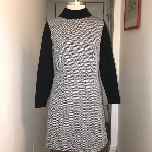 Vintage Dresses & Skirts - Vintage Black and white collar dress size S😘😘