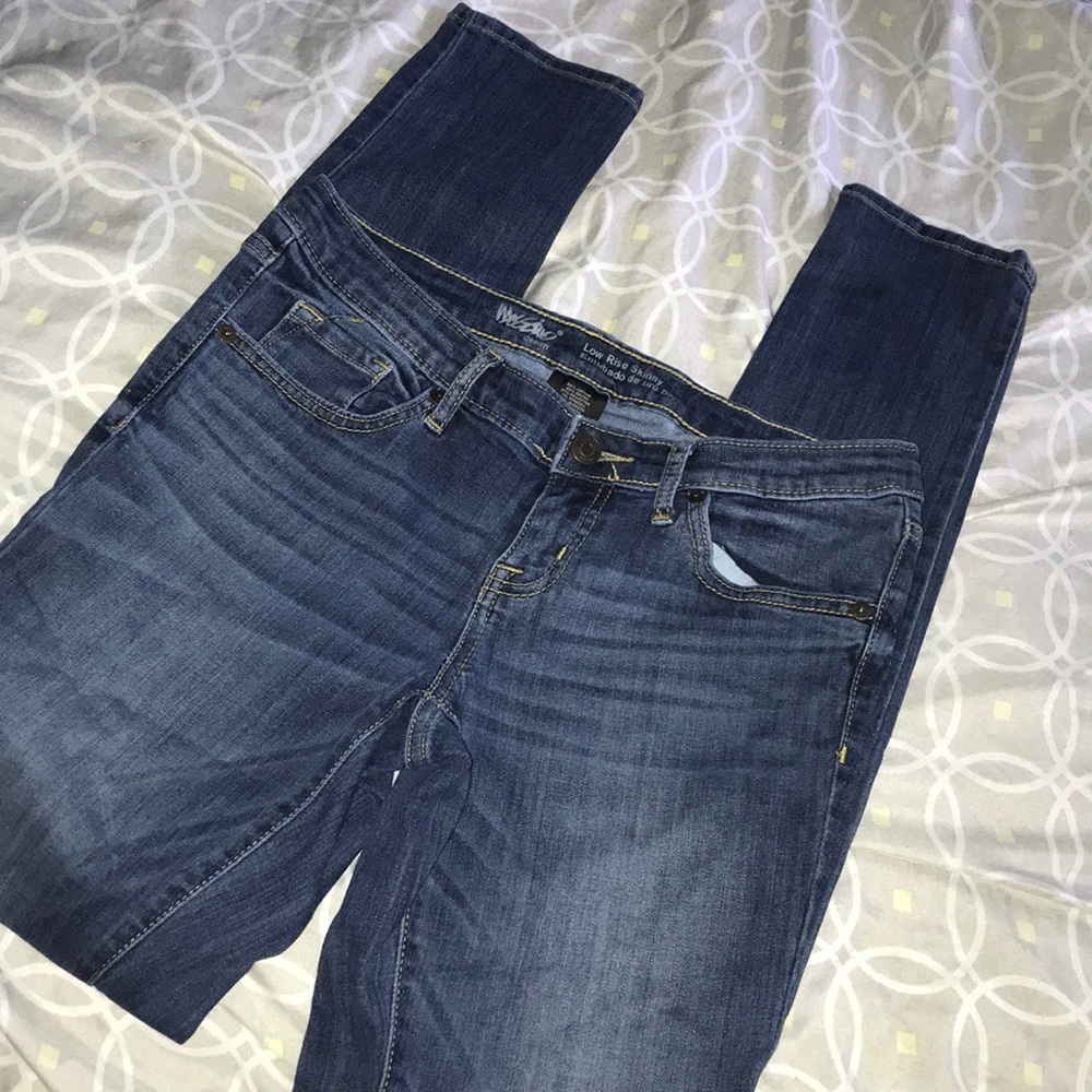 Mossimo Low Rise Super Stretch Skinny Jeans