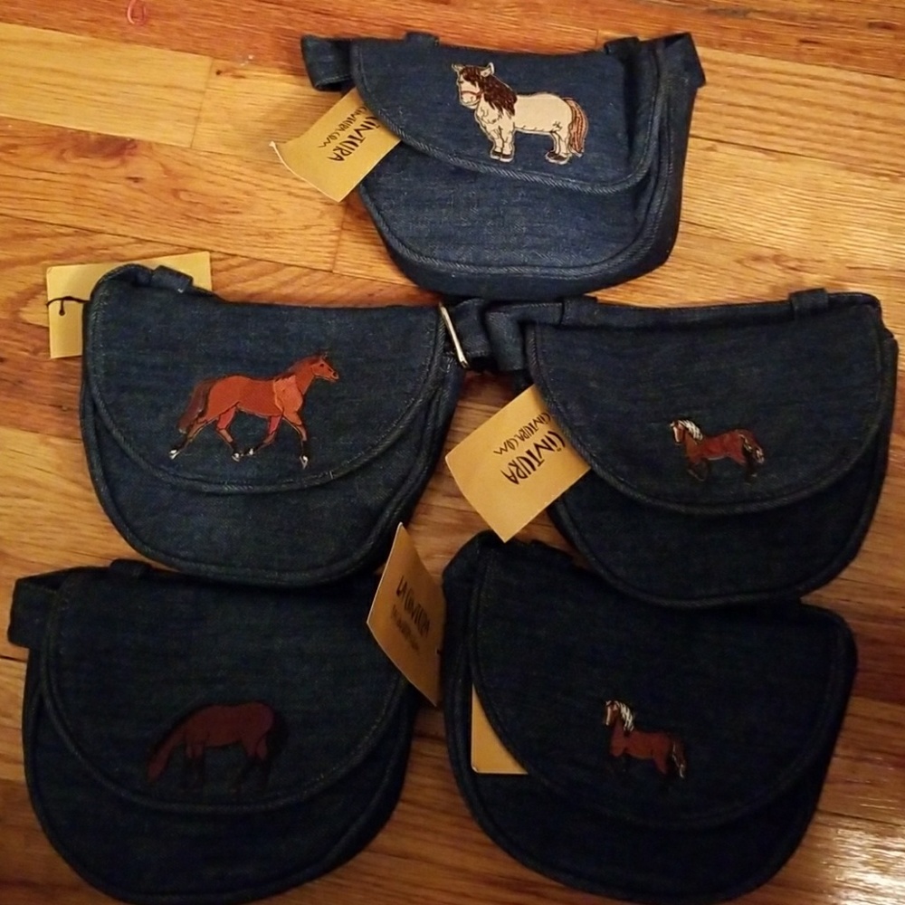 Satchel/cross body/ fanny pack denim w/ patch