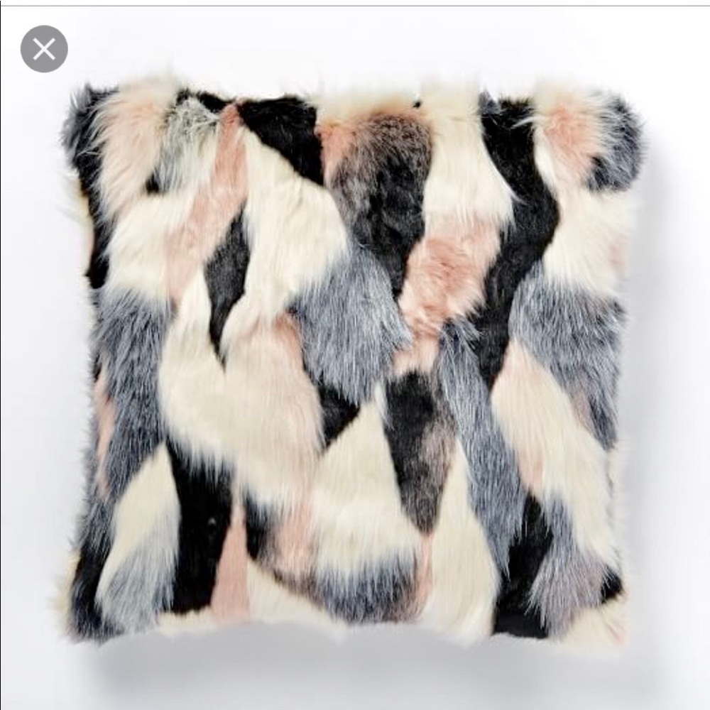 Faux Fur Foxy Pillow Cover-West Elm