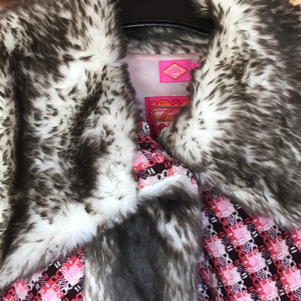Oilily faux fur trim jacket💕 - Picture 4 of 12