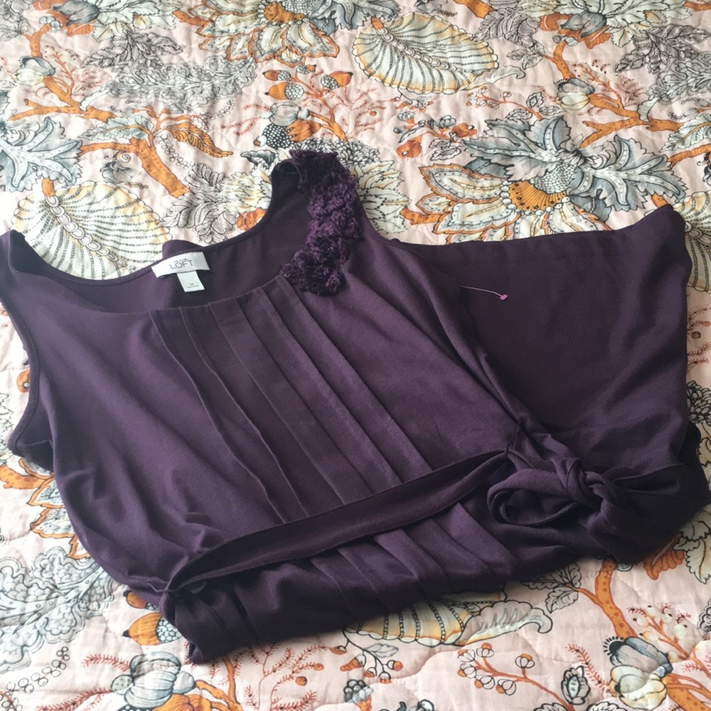 Purple LOFT dress