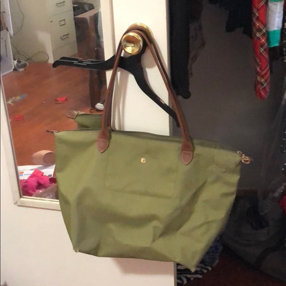 Longchamp Le Pilage - bundle for 2 olive and brown