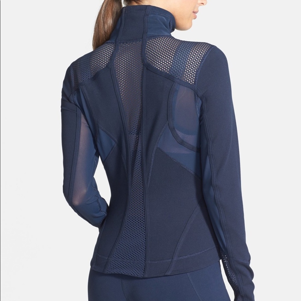 Zella Double Mesh Navy Blue Jacket