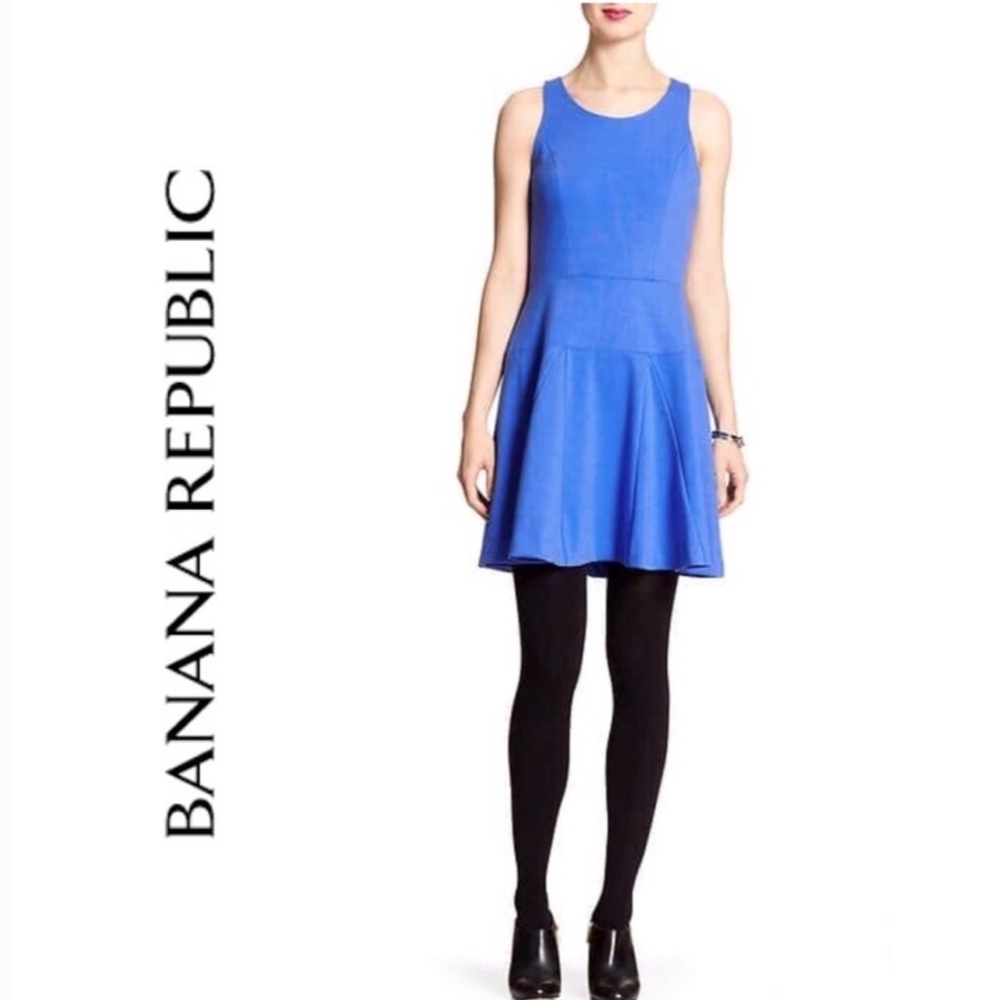 Banana Republic Ponte Fit & Flare Dress