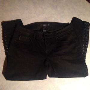 Torrid laced up jeans sz 14r