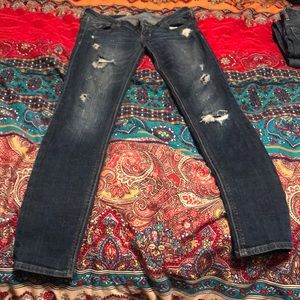 Hollister distressed jeans sz 3 w26