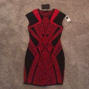 Red and black RVN dress