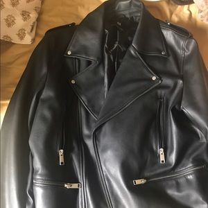 H&M Leather Moto Jacket