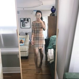 Burberry print dress