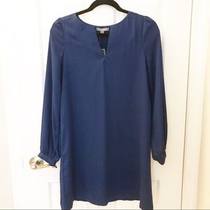 NWT Tinley Road Blue Long Sleeve Dress Small